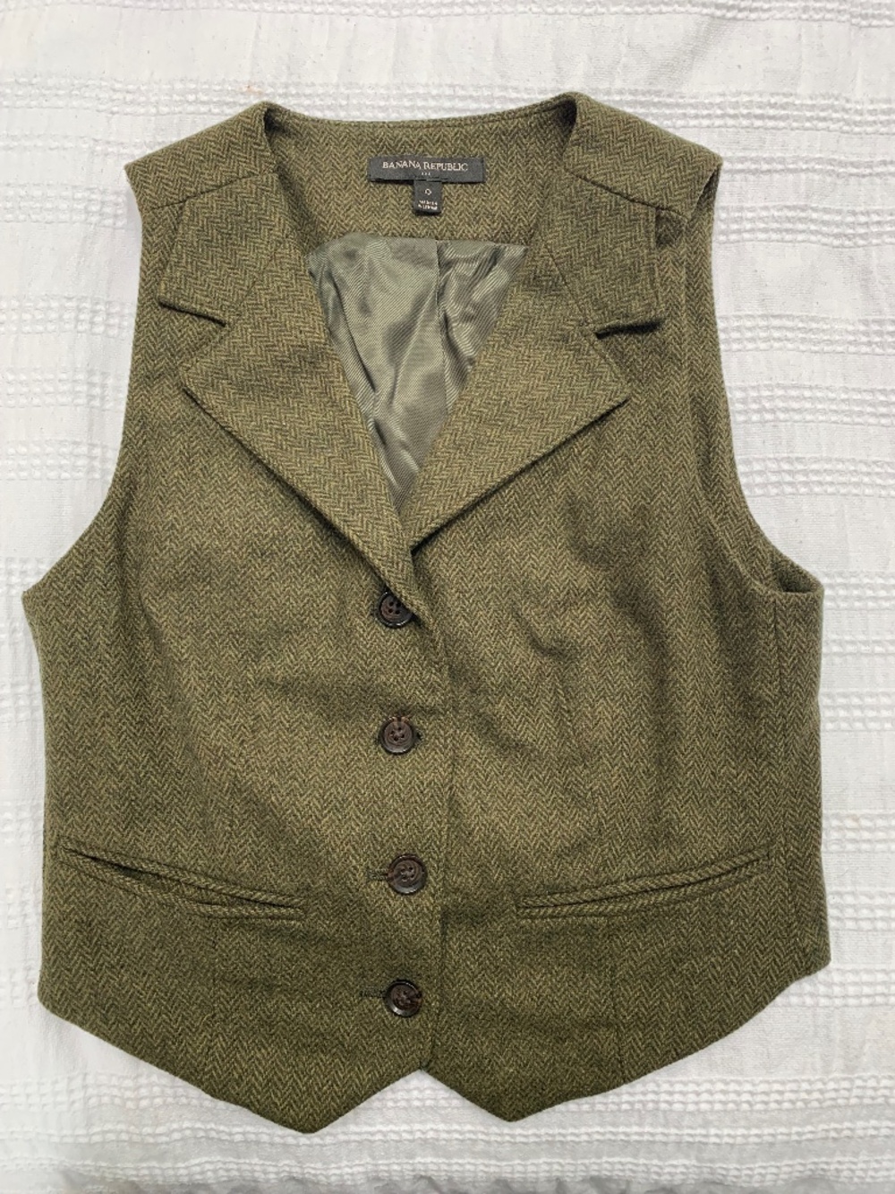 Tweed like Preppy Vest